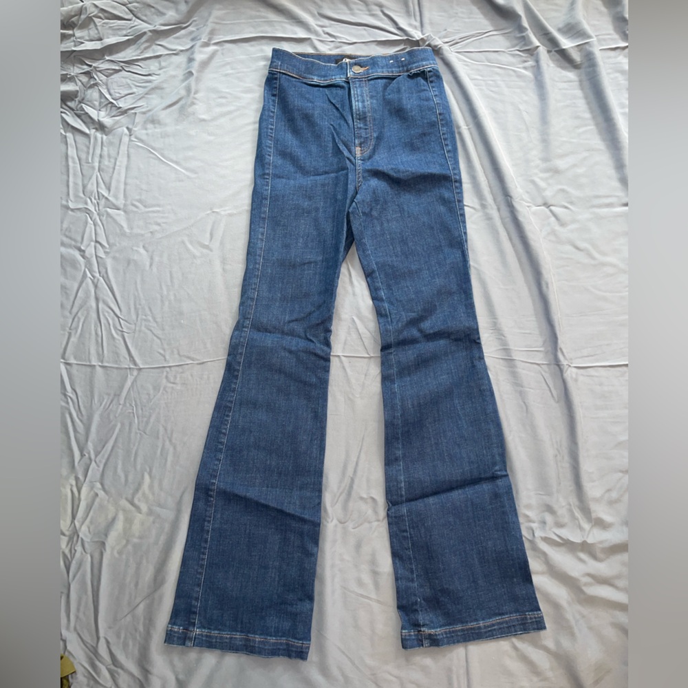 Express Denim Slim Flare Pants
